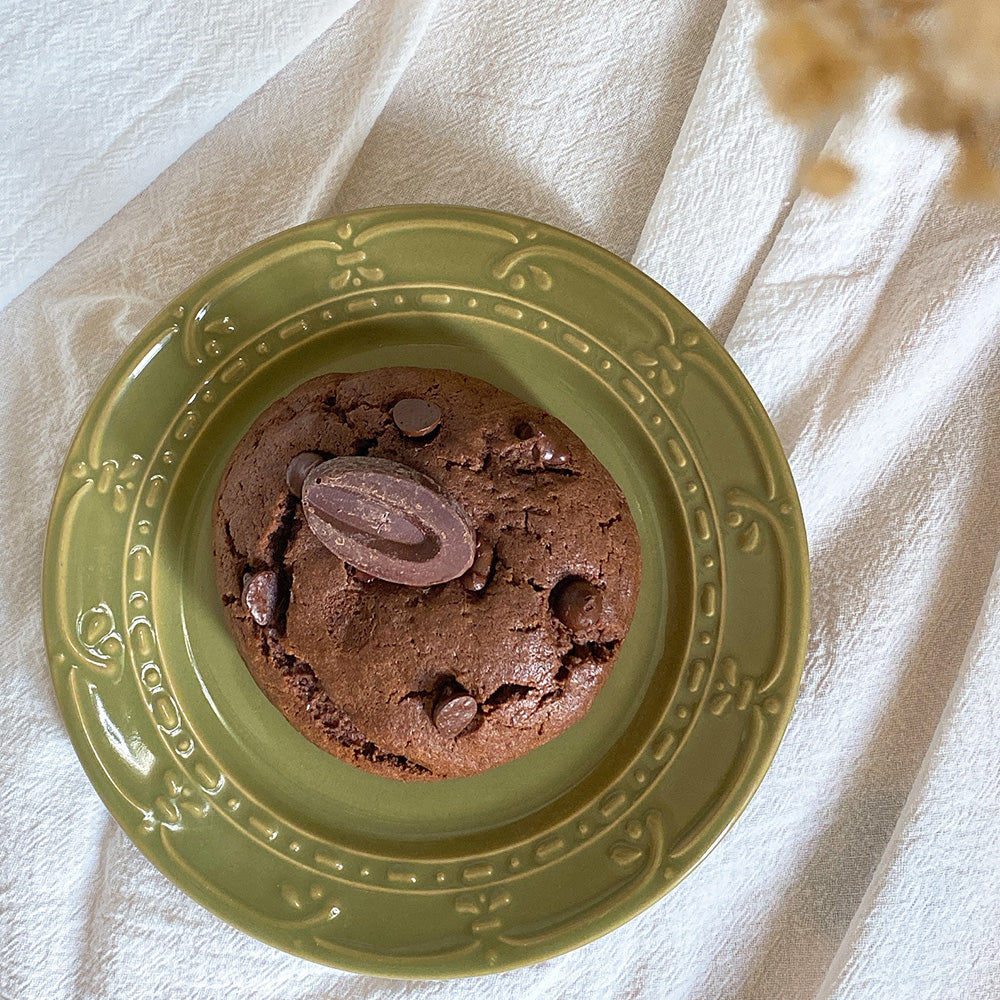 Double Dark Chocolate Mochi Cookie 雙重黑朱古力流心麻糬厚曲奇